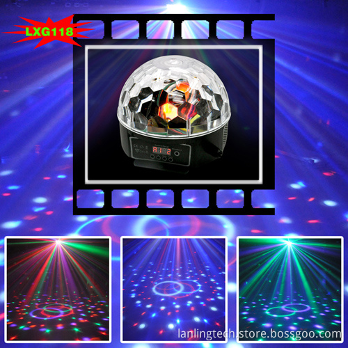 Multi Color Rgbvwy LED Crystal Ball Party Light